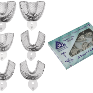 CUCHARILLAS PARA IMPRESION DE METAL PERFORADAS 6 PIEZAS