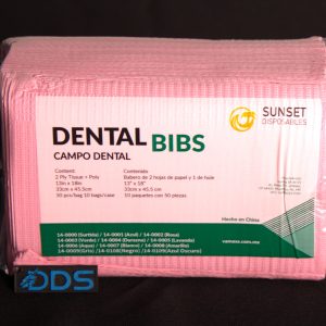 CAMPO DENTAL CON 50 PIEZAS ROSA