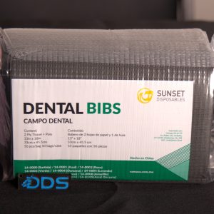 CAMPO DENTAL CON 50 PIEZAS NEGRO