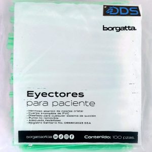 EYECTOR DENTAL BORGATTA CON 100 PIEZAS