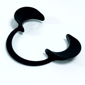 RETRACTOR CIRCULAR ADULTO NEGRO