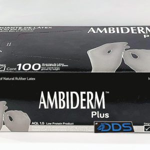 GUANTE LATEX AMBIDERM PLUS MEDIANO