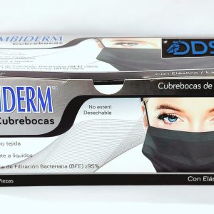 CUBREBOCA CAJA CON 50 PIEZAS AMBIDERM NEGRO