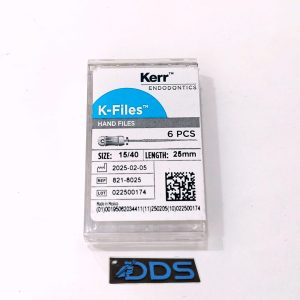 LIMA K FILES  #15-40 25MM KERR (PRIMERA SERIE)