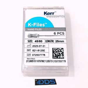 LIMA K FILES  #45-80 25MM KERR (SEGUNDA SERIE)